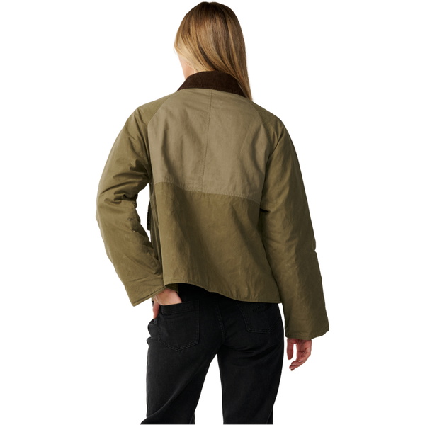 2026 Rip Curl Womens Bossa Nova Waxed Chore Jacket 048WJA - Military Green